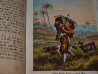 Robinson Crusoe ILLUSTRATED 1882 Edition  
