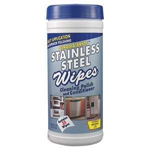 Ez Flo 86319 Stainless Steel Cleaner Wipes  