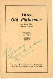 THREE OLD PLAINSMEN   OXEN, FREIGHT STAGECOACH DRIVERS  