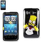BART SIMPSON Snap On Case for HTC INSPIRE 4G BLACK