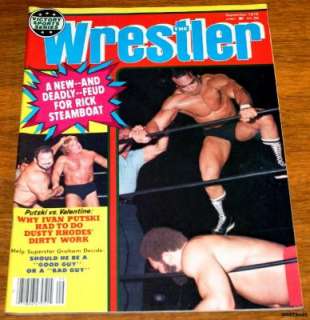 just purchased a huge collection of vintage wrestling magazines that 