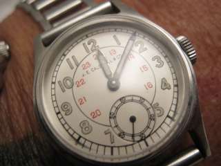 CALDWELL & Co CONCORD STEEL BONKLIP MILITARY WATCH  
