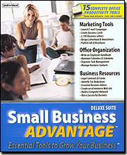 SMALL BUSINESS ADVANTAGE DELUXE * PC 15 OFFICE TOOLS * BRAND NEW 
