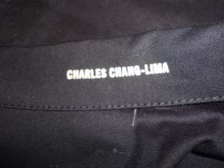 Charles Chang Lima Black Cotton Stretch Light Jacket 10  