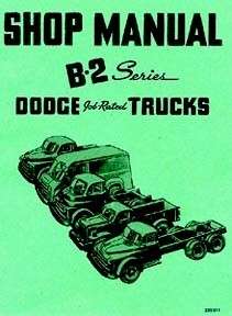 1950 DODGE TRUCK Shop Service Repair Manual Engine Drivetrain 