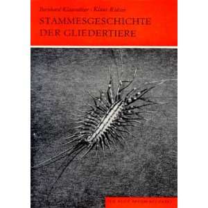   Gliedertiere  Bernhard Klausnitzer, Klaus Richter Bücher