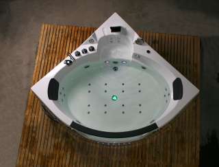 Whirlpool Badewanne 157x157 Luft+Wasser Heizung #32  