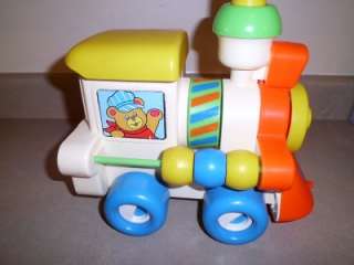 1982 Vintage Playskool Busy Choo Choo Train Activity Toy Fisher Price 