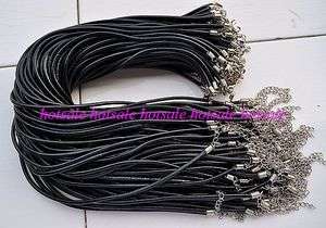 wholesale 100strands 3mm leather necklaces ropes  