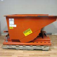 Heavy Duty 1/2 YD 4000 LBS Orange Self Dumping Hopper G2  