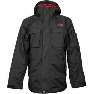 THE NORTH FACE MENS DECAGON WATERPROOF INSULATED JACKET   BLACK   S M 