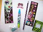   HIGH PARTY FAVOR STATIONARY LOT PENCILS STICKERS BOOK MARK FREE SHIP