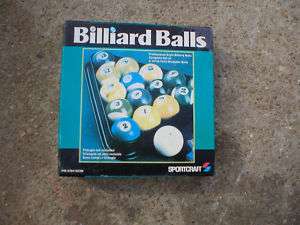 Sportscraft Billiard Balls Set  