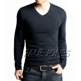  Mens Long Sleeve Tight Fit Slim T Shirt / Sweater for Sale PJ  