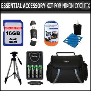   Accessory Package For Nikon Coolpix L110 L120 L100 628586129856  