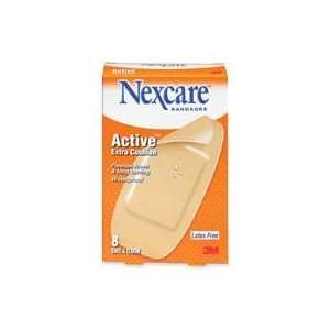  Nexcare Active Bandages, Extra Cushion, Knee & Elbow, 8 ct 