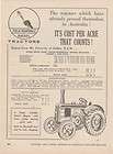 Vintage 1949 FIELD MARSHALL DIESEL TRACTORS Advertiseme