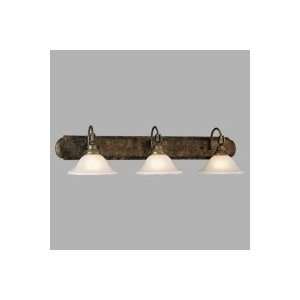  Athena Collection Copper Verde Three Light Fixture