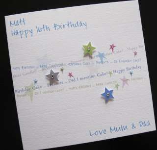 Handmade Birthday Card Dad Brother Uncle 40th 50th 60th  