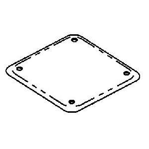  BOWERS 4 RAISED SQUARE STEEL ELECTRICAL BOX COVER
