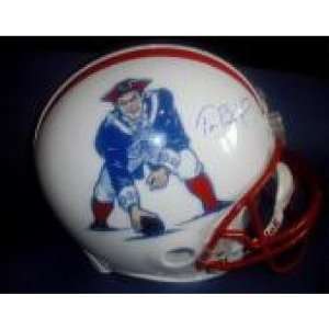  Tom Brady Signed Helmet   Autographed NFL Helmets Sports 
