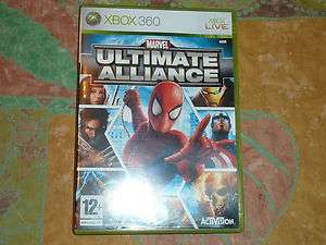 xbox 360 ultimate alliance spiderman AVENGERS THOR XMEN COMPLET 