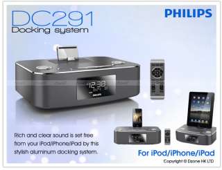 Philips DC291 Dock Docking Station Speakers System for iPhone iPod 