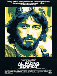 MINI POSTER SERPICO CON AL PACINO (1973)  