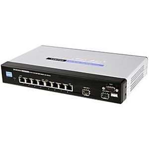 Cisco SRW2008 8 port WebView Gigabit Ethernet Switch. SMALL BUSINESS 