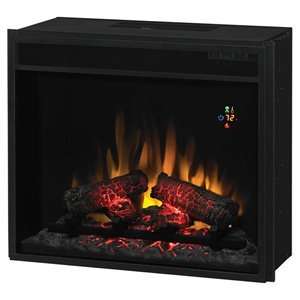 ClassicFlame 23 Fixed Glass Electric Fireplace Insert   23EF022GRA 