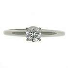 Platinum Diamond Solitaire E Color .50 Ct. INDEPENDENTLY Appraised $ 