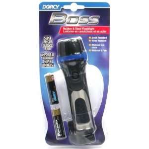 Dorcy International AA Cell Rubber And Steel Flashlight 41 2950
