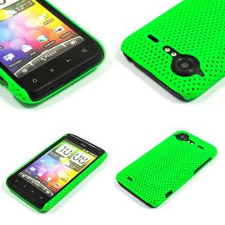 COQUE HOUSSE PERFOREE DESIGN HTC INCREDIBLE S   Vert★  