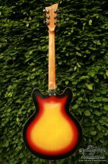 1960s Eko 290 Barracuda, Sunburst, ES 335 lookalike  