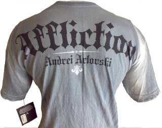   Affliction Andrei Arlovski The PitBull Griffin T shirt MMA Tee Blue