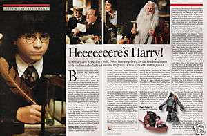 HARRY POTTER Daniel Radcliffe 2001 Magazine Article  Dm  
