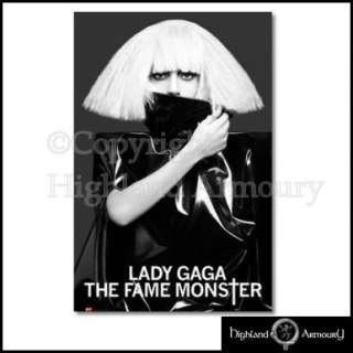 Lady Gaga The Fame Monster White Hair Official Poster  