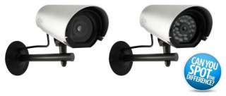   Outdoor Imitation Security Camera with Blinking LED