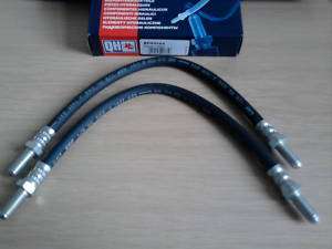 FRONT BRAKE FLEXI HOSE PAIR for FORD CORTINA MK2 66 70  