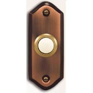 Heath Zenith 924 Copper Collection, Wired Push Button, Lighted 