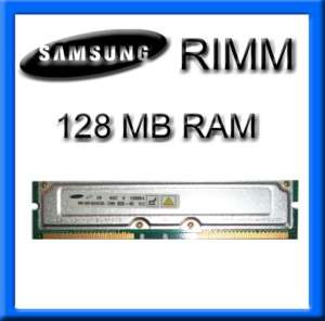 RAM RIMM SAMSUNG 128MB PC 800 40 800 RAMBUS RDRAM  