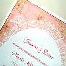 shabby chic rose wedding invitations by beautiful day 