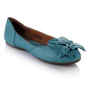Born Peony Leather Ballet Flat with Flower 