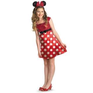 Disney Mickey Mouse Clubhouse Red Minnie Mouse Kids / Tween Costume 