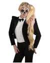 Sexy Womens Lady Gaga Tuxedo Costume  Wholesale Pop Stars Halloween 