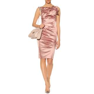    Nina Ricci   RUCHED DUCHESS SATIN DRESS   Luxury 