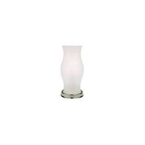  Battery Operated LED Hurricane Lamp with Frosted Glass 