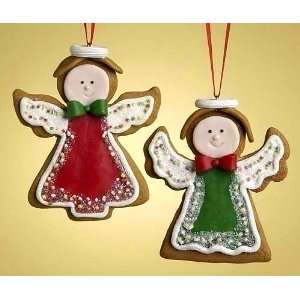   Gingerbread Angel Cookie Christmas Ornaments #26732