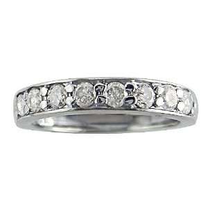  10K White Gold Diamond Anniversary Ring (1/4cttw) Jewelry