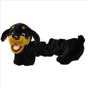  Kyjen PP01404 Plush Puppies Bungee Rottweiler Dog Toy Pet 